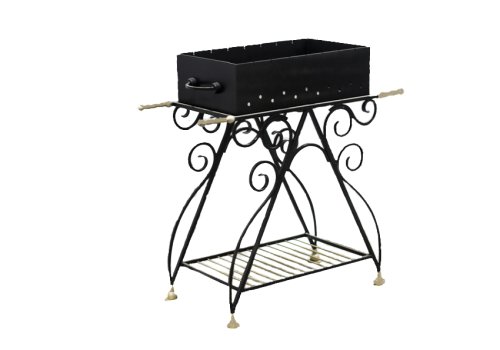 детальное фото мангал м-02, 92*92*39см, антрацит. дачный эксперт в интернет-магазине Дачный Эксперт