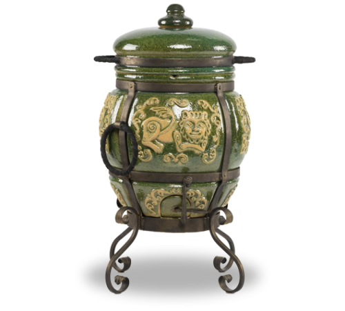 детальное фото тандыр экотандыры арслан, малахит в интернет-магазине Дачный Эксперт